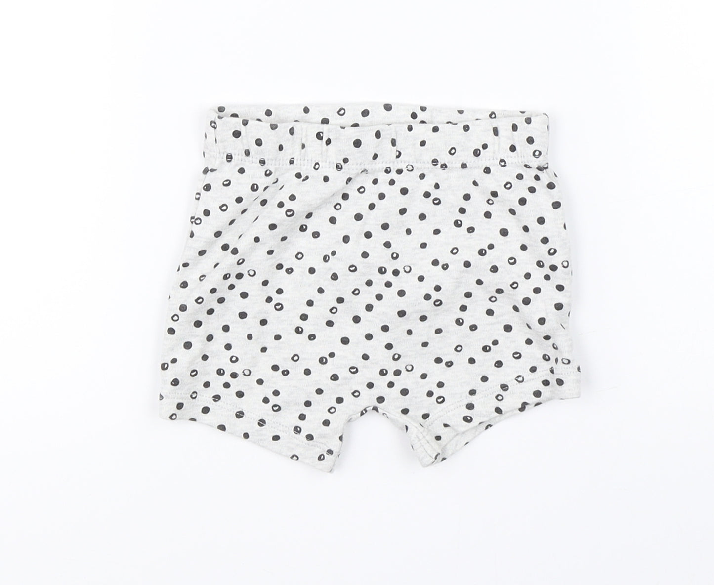 Preworn Baby Grey Polka Dot   Sleep Shorts Size 6-9 Months