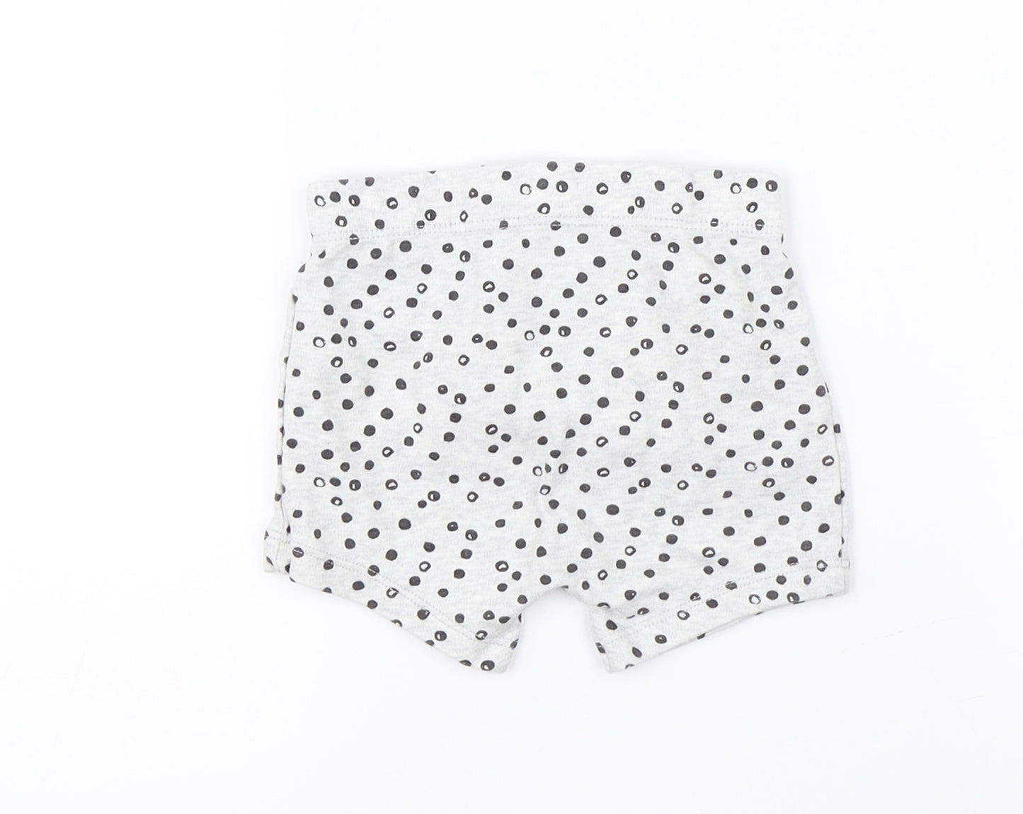 Preworn Baby Grey Polka Dot   Sleep Shorts Size 6-9 Months
