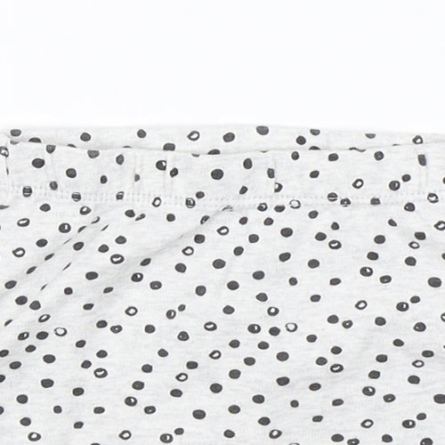 Preworn Baby Grey Polka Dot   Sleep Shorts Size 6-9 Months