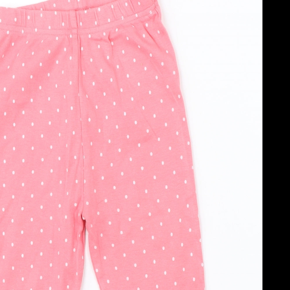 George Baby Pink Polka Dot   Pyjama Pants Size 18-24 Months