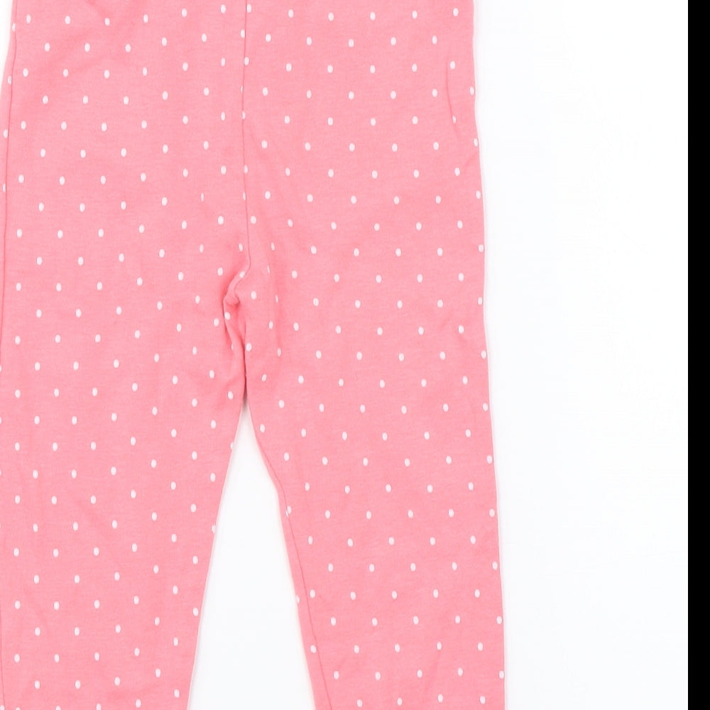 George Baby Pink Polka Dot   Pyjama Pants Size 18-24 Months