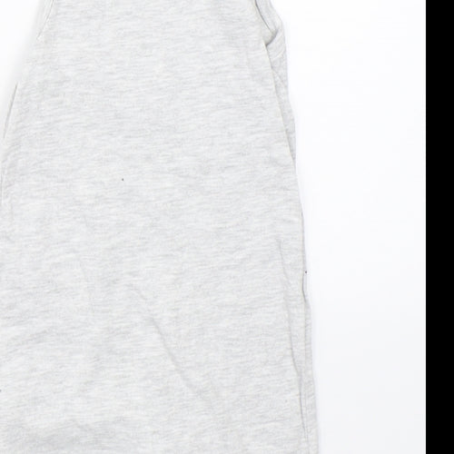 F&F Boys Grey   Dungaree One-Piece Size 3-6 Months