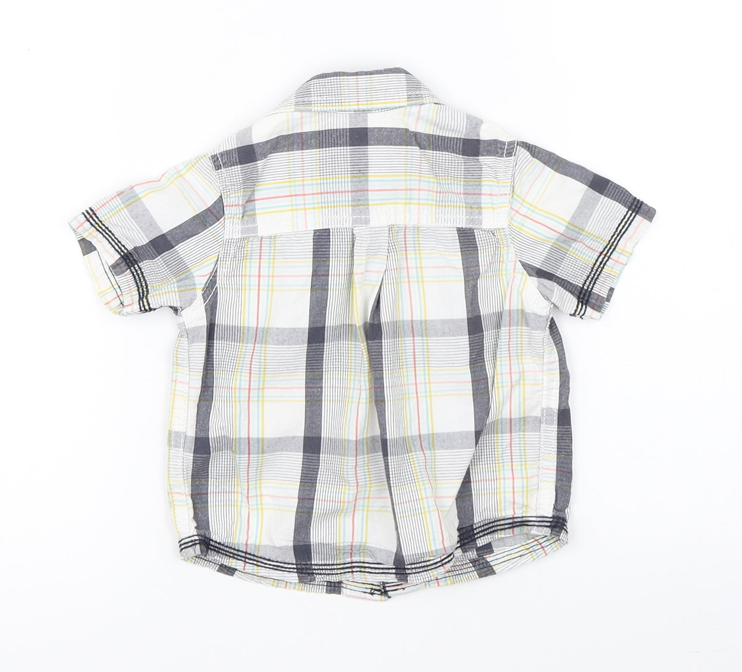 Mini Club Boys Multicoloured Check  Basic Button-Up Size 6-9 Months