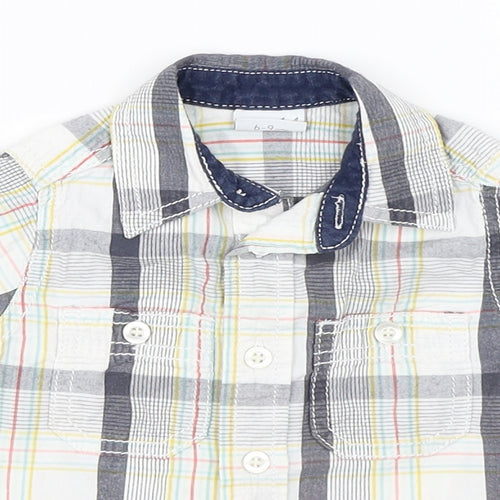 Mini Club Boys Multicoloured Check  Basic Button-Up Size 6-9 Months