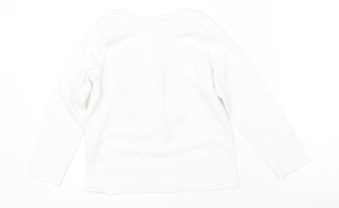 Studio Girls White   Basic T-Shirt Size 7-8 Years  - dance