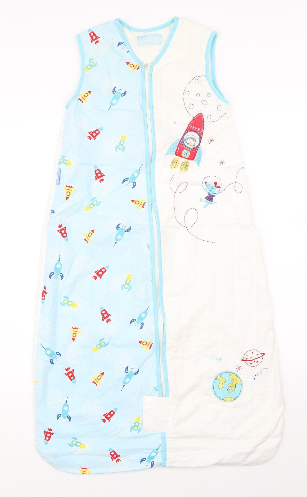 Grobag Baby Blue   Babygrow One-Piece Size 18-24 Months  - swaddle