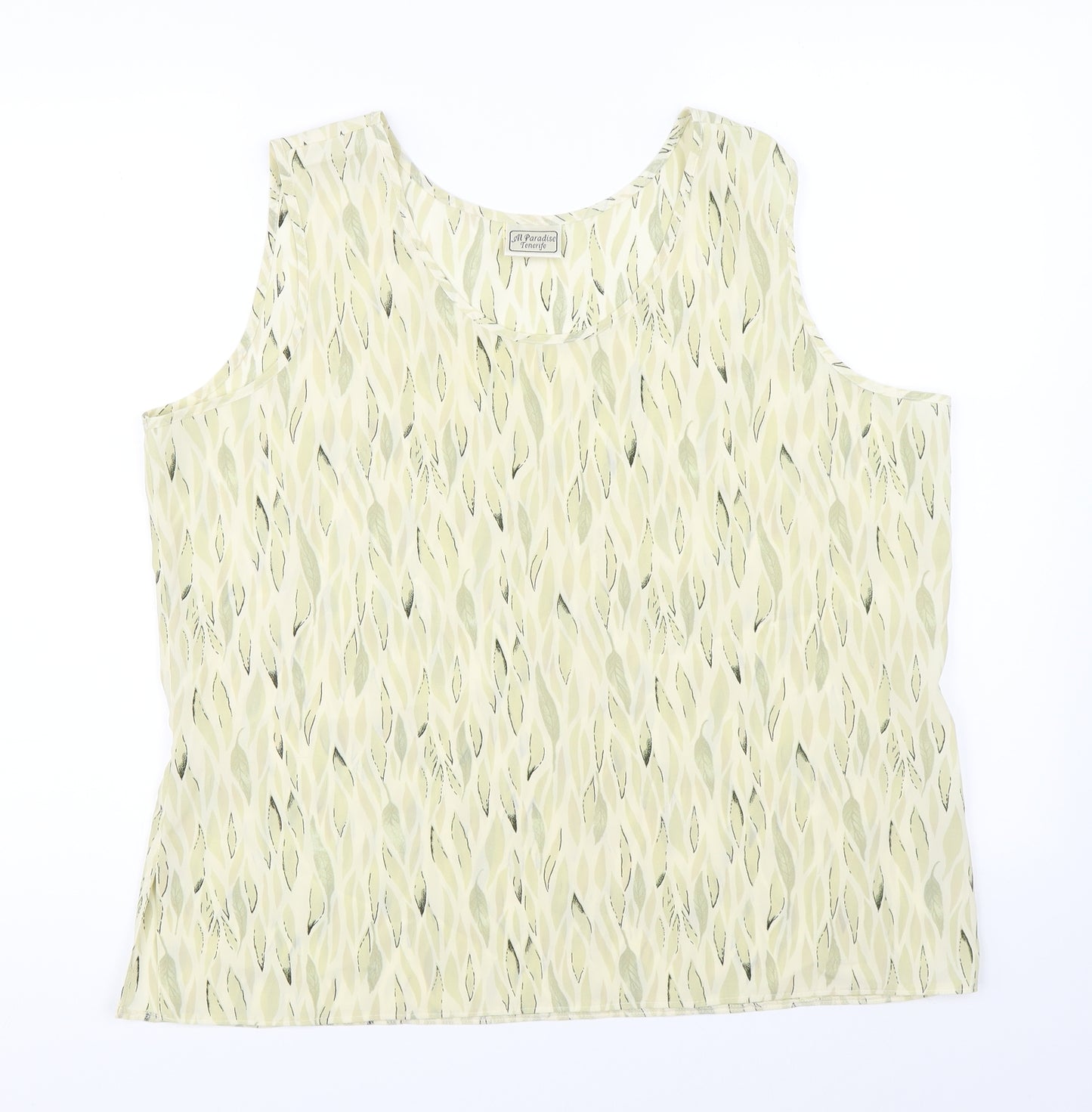 All Paradise Womens Green   Basic Blouse Size 16
