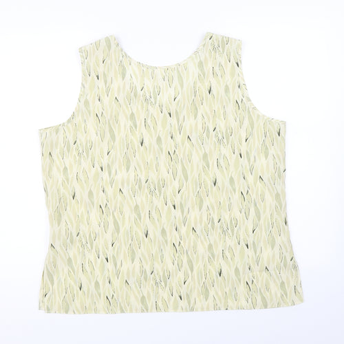 All Paradise Womens Green   Basic Blouse Size 16