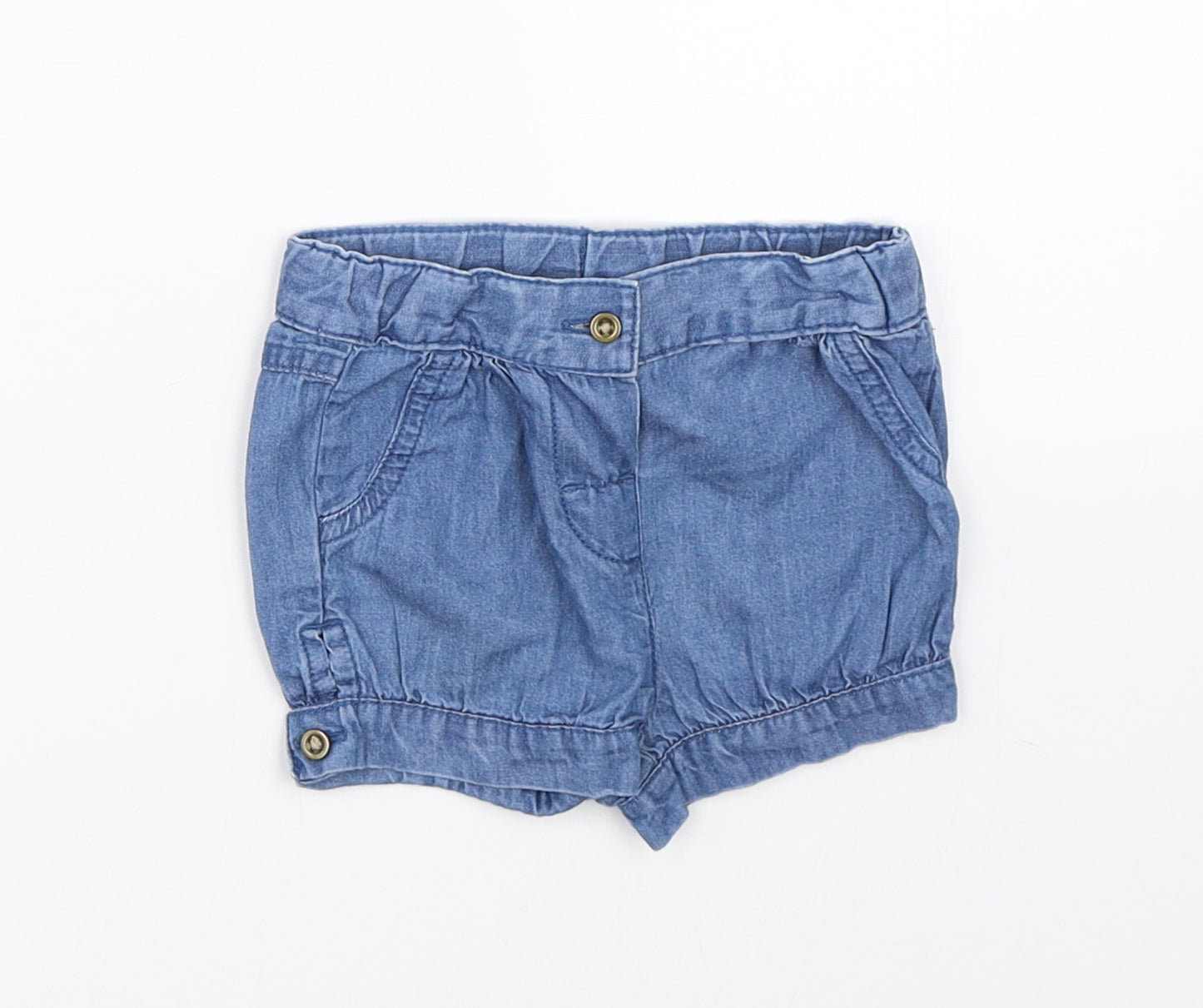 Primark Girls Blue   Cropped Jeans Size 3-6 Months