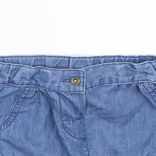 Primark Girls Blue   Cropped Jeans Size 3-6 Months