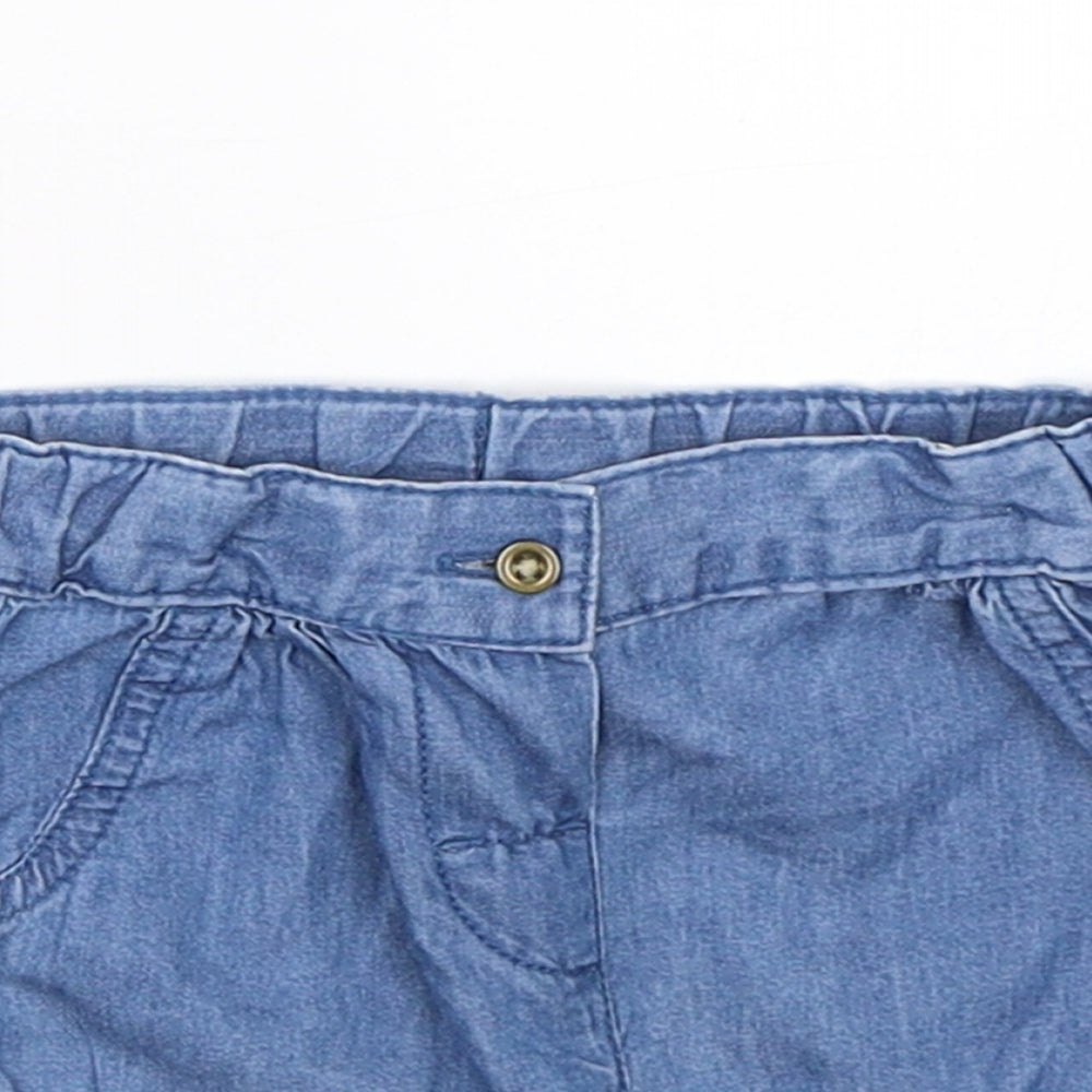 Primark Girls Blue   Cropped Jeans Size 3-6 Months