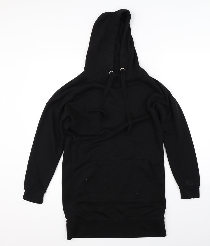 New Look Womens Black Pullover Hoodie Size 6