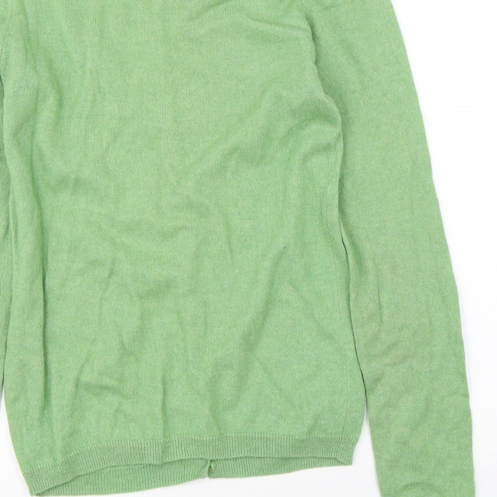 Isle Womens Green   Cardigan Jumper Size S