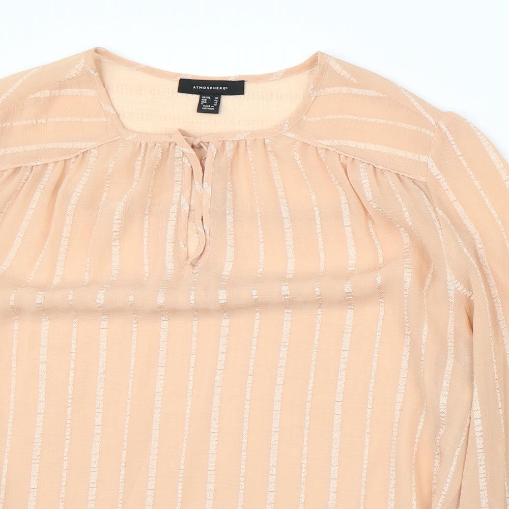 Atmosphere Womens Orange   Basic Blouse Size 18