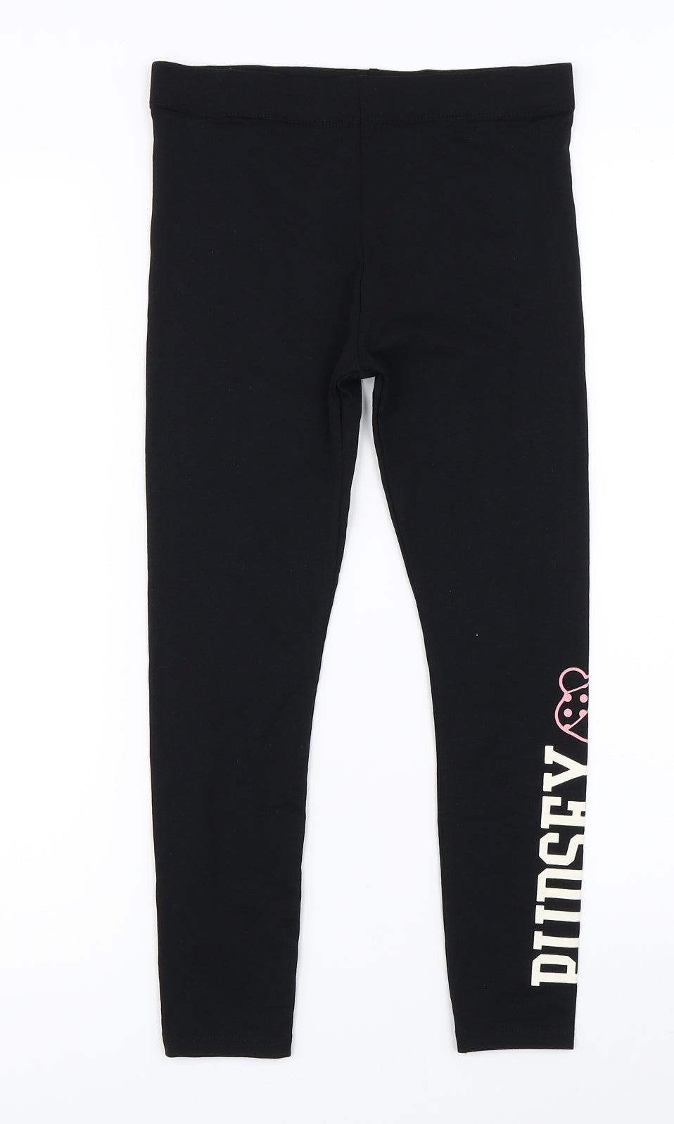 George Girls Black   Jegging Trousers Size 8-9 Years