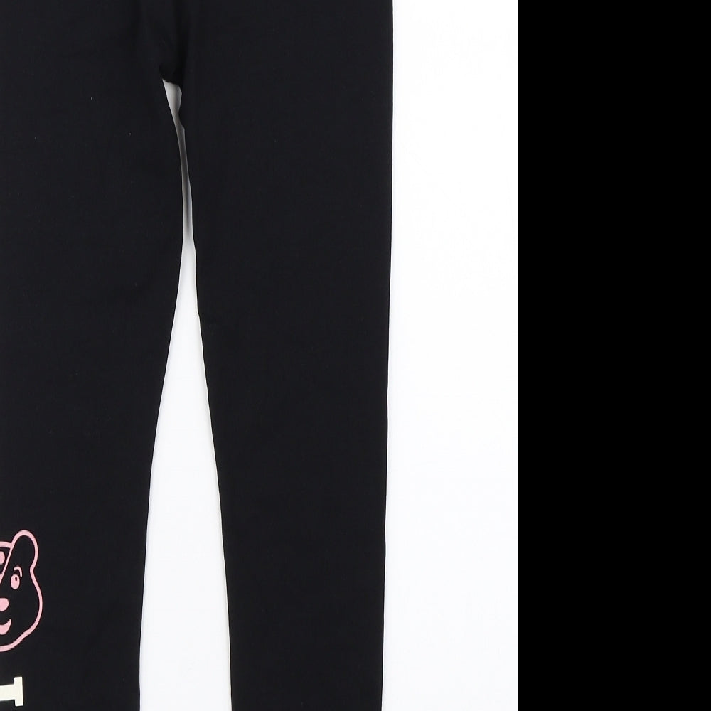 George Girls Black   Jegging Trousers Size 8-9 Years