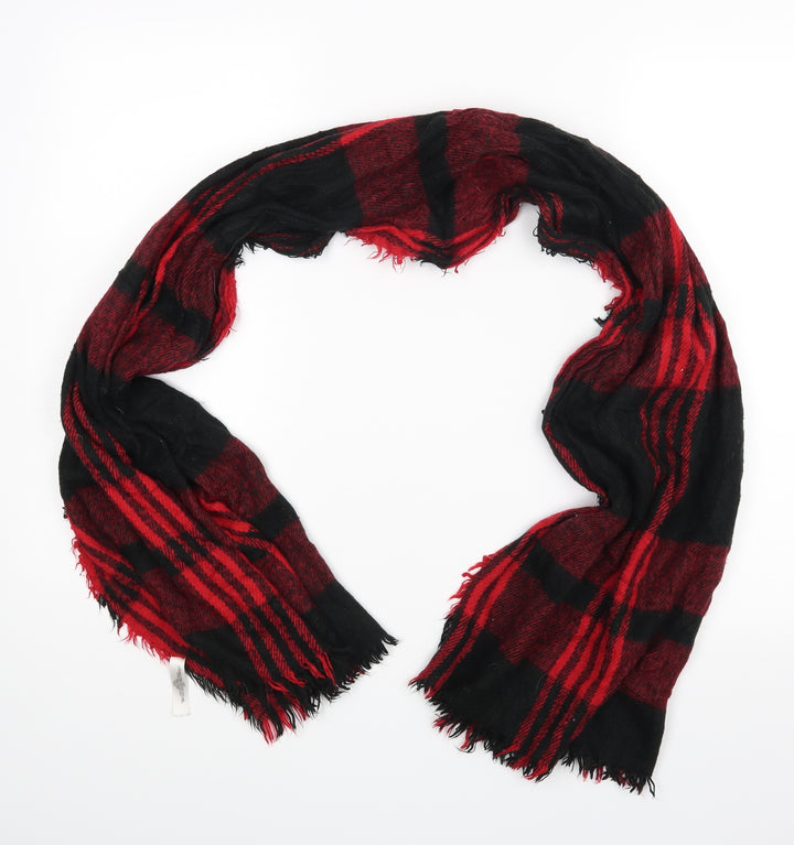 Atmosphere Unisex Red Check   Scarf