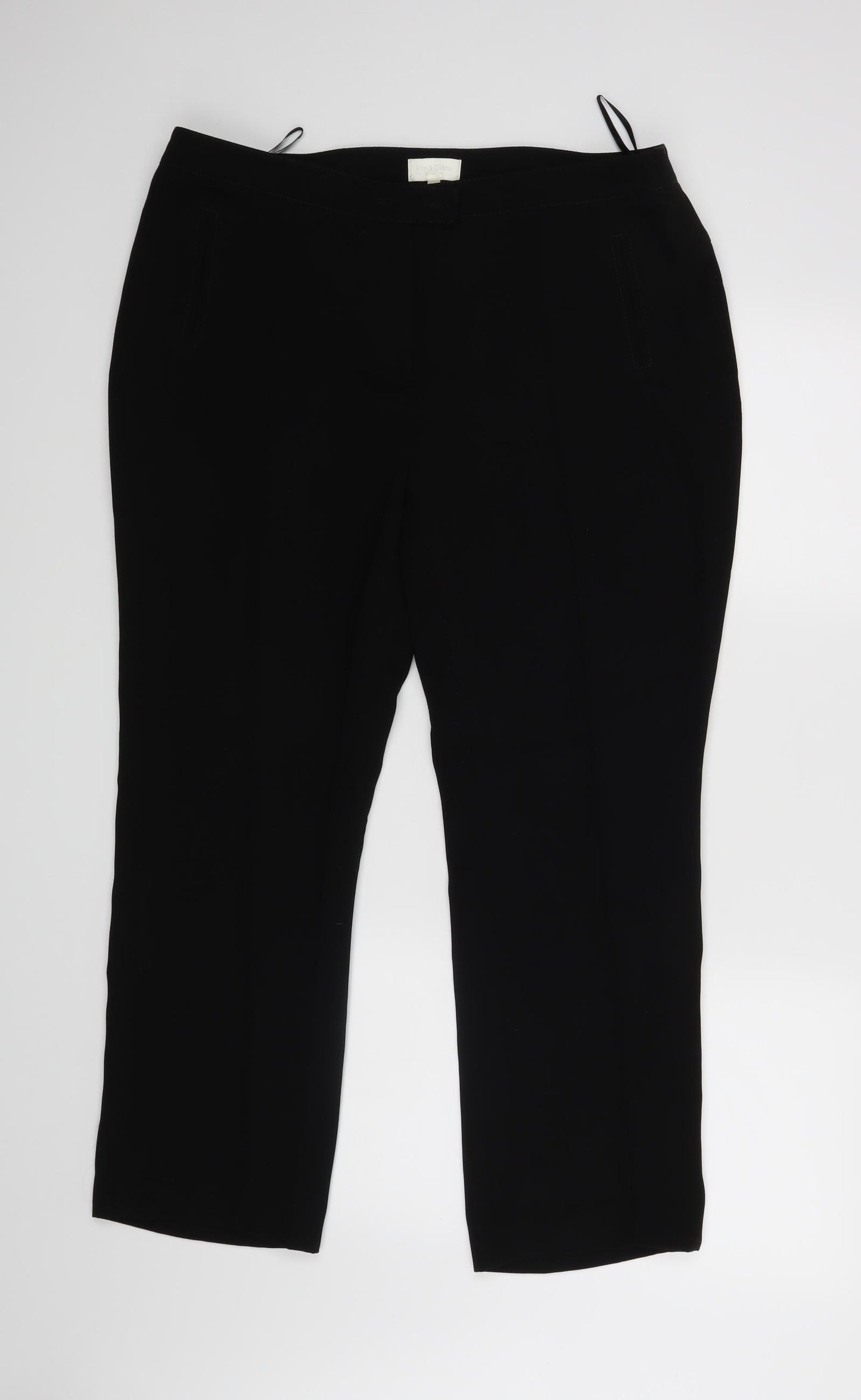 Ronit Zilkha Womens Black   Dress Pants Trousers Size 16 L25 in