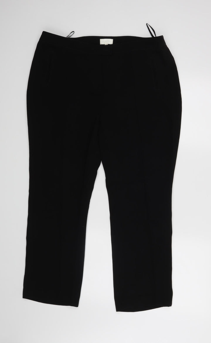 Ronit Zilkha Womens Black   Dress Pants Trousers Size 16 L25 in