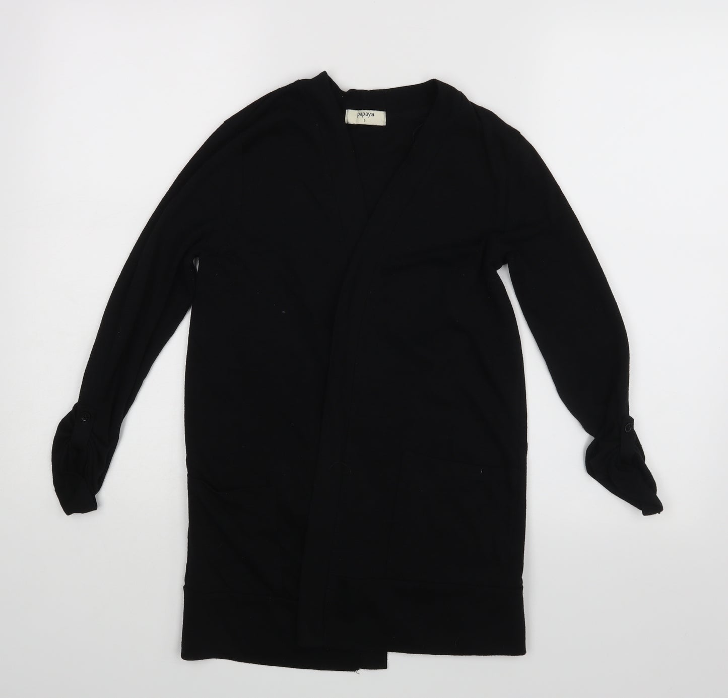 Papaya Womens Black   Basic Blouse Size 8