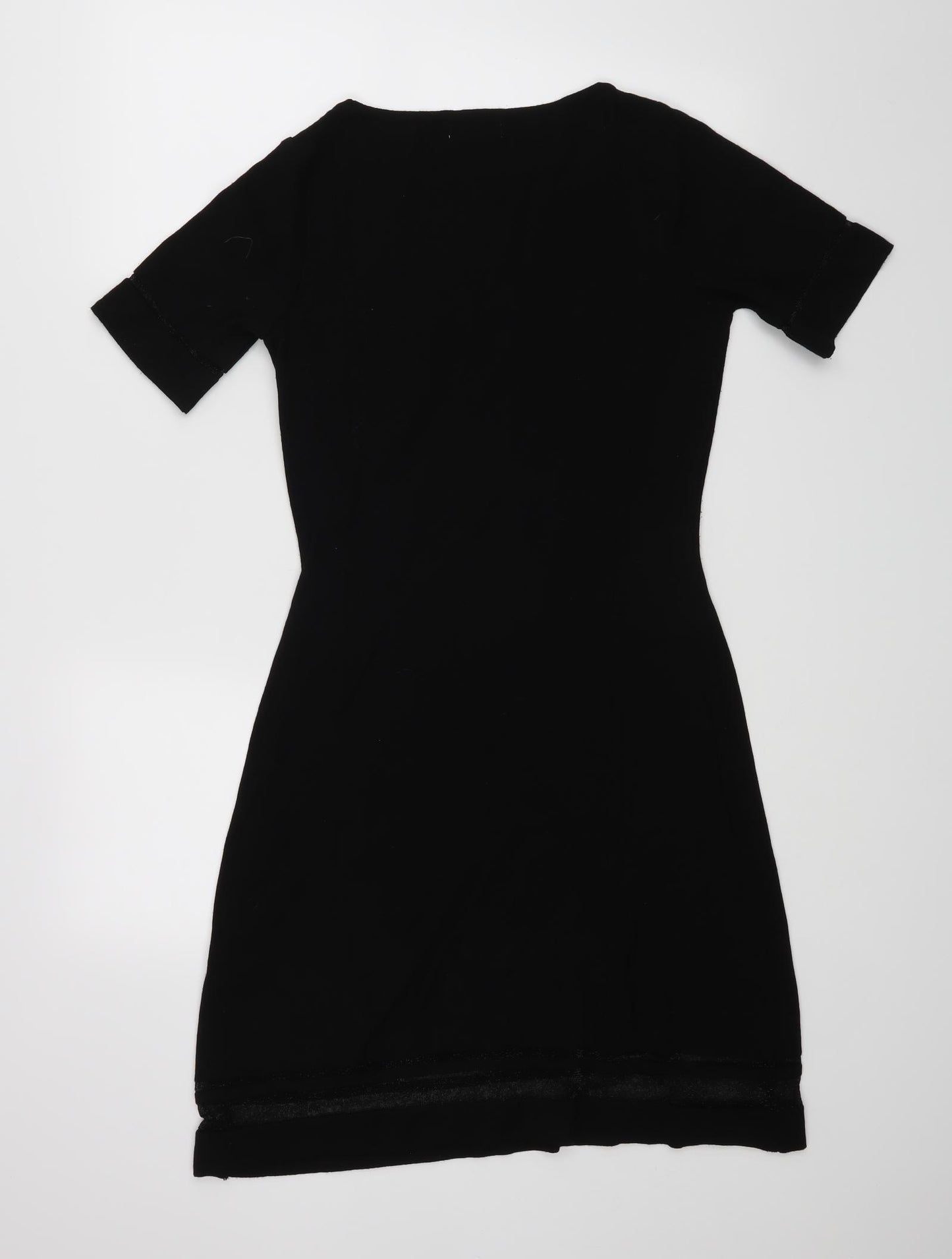 Monsoon Womens Black  Rayon Pencil Dress  Size 8