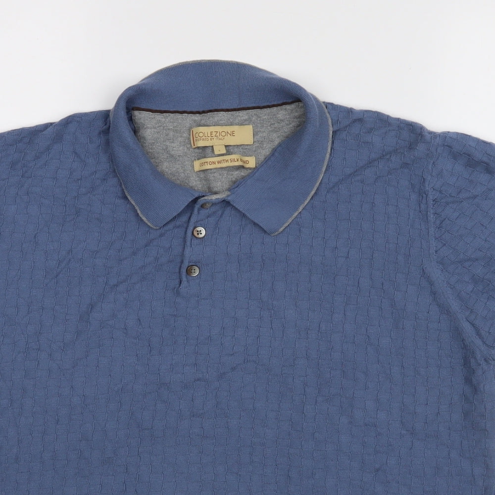 Collezione Mens Blue    Polo Size L
