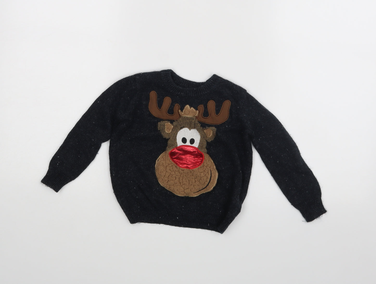 TU Baby Blue   Pullover Jumper Size 18-24 Months  - Christmas Jumper