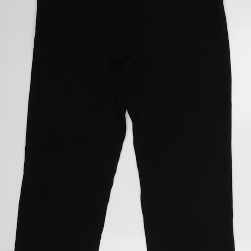 M&S Womens Black   Dress Pants Trousers Size 14 L26 in