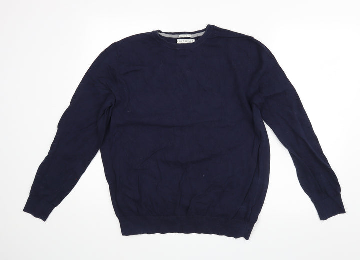 F&F Womens Blue Pullover Jumper Size L