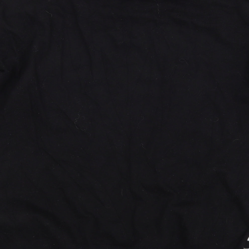 NEXT Womens Black Animal Print  Basic Blouse Size 16