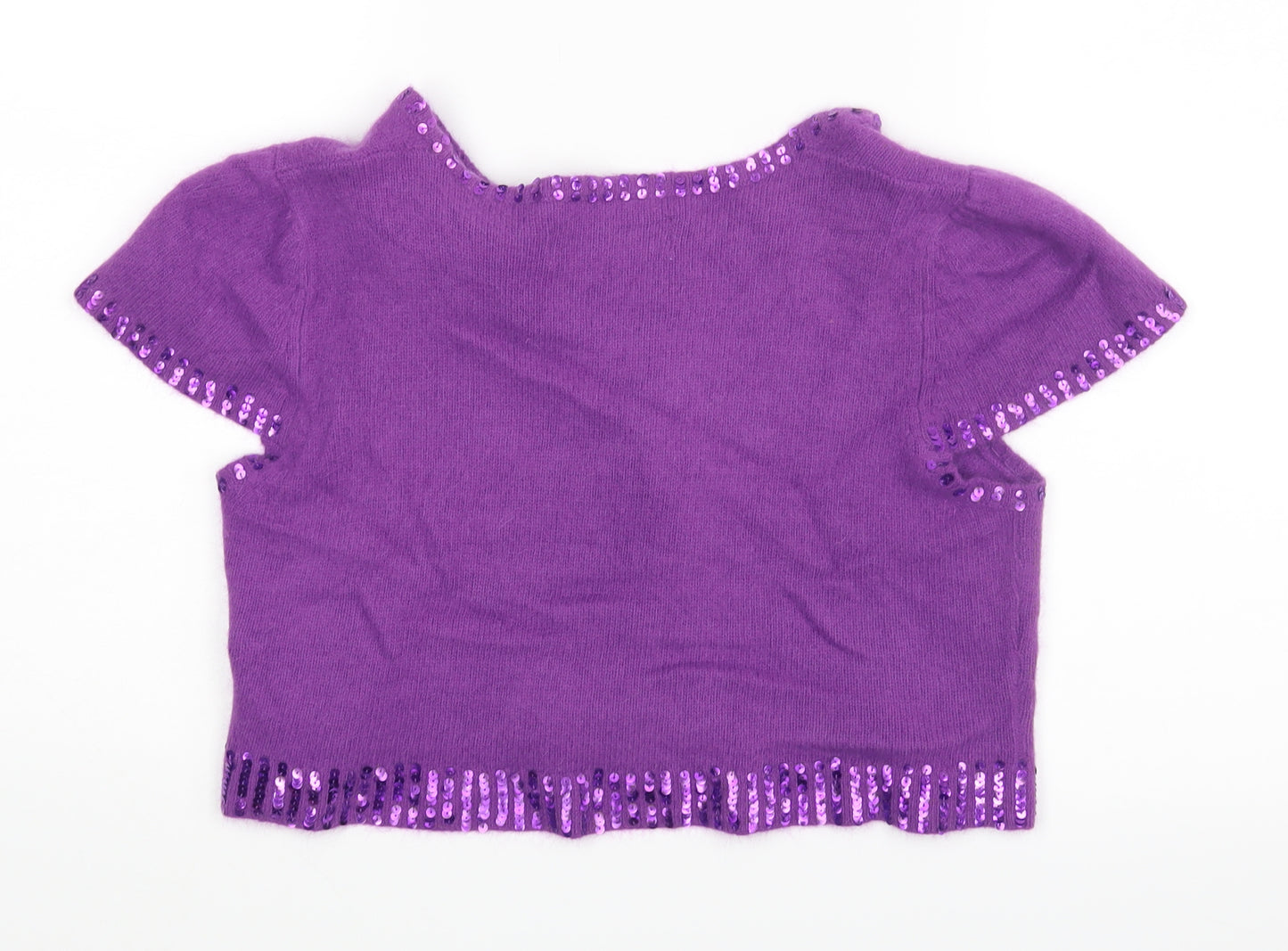 Edina Ronay Womens Purple   Wrap Blouse Size M