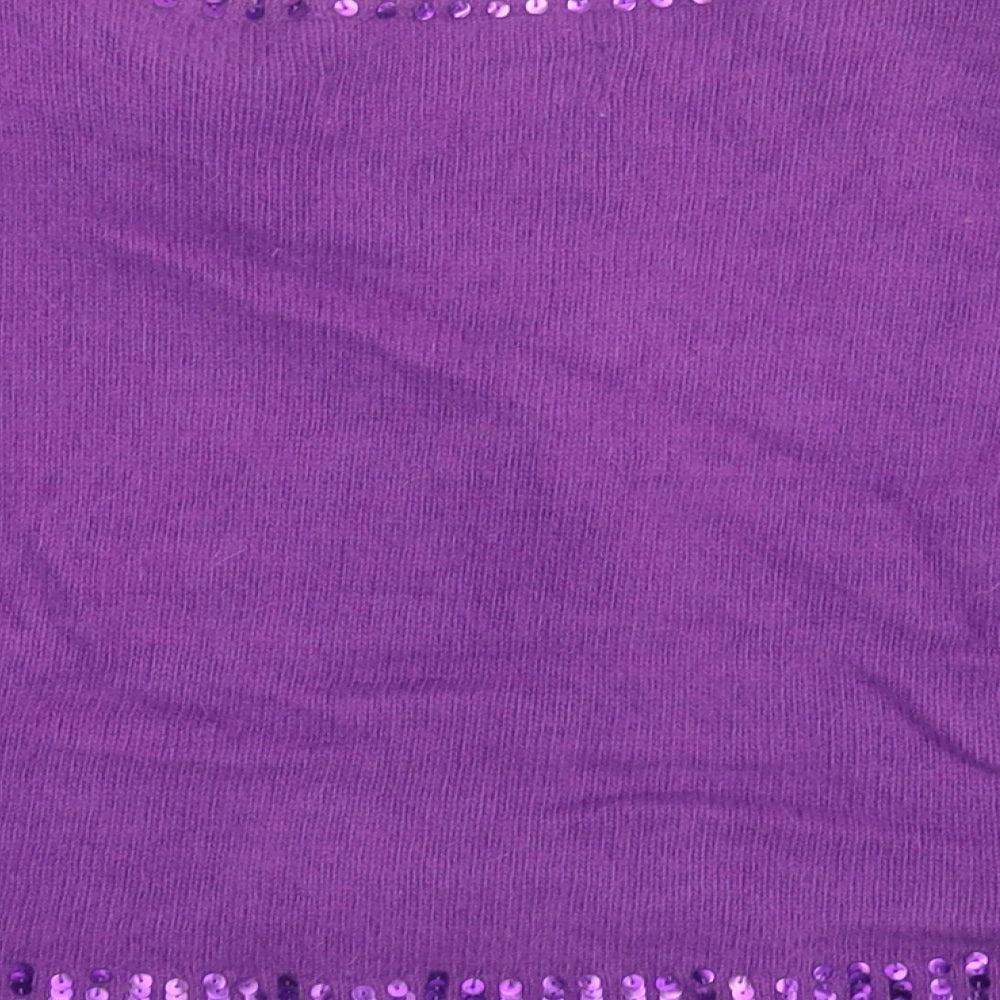 Edina Ronay Womens Purple   Wrap Blouse Size M