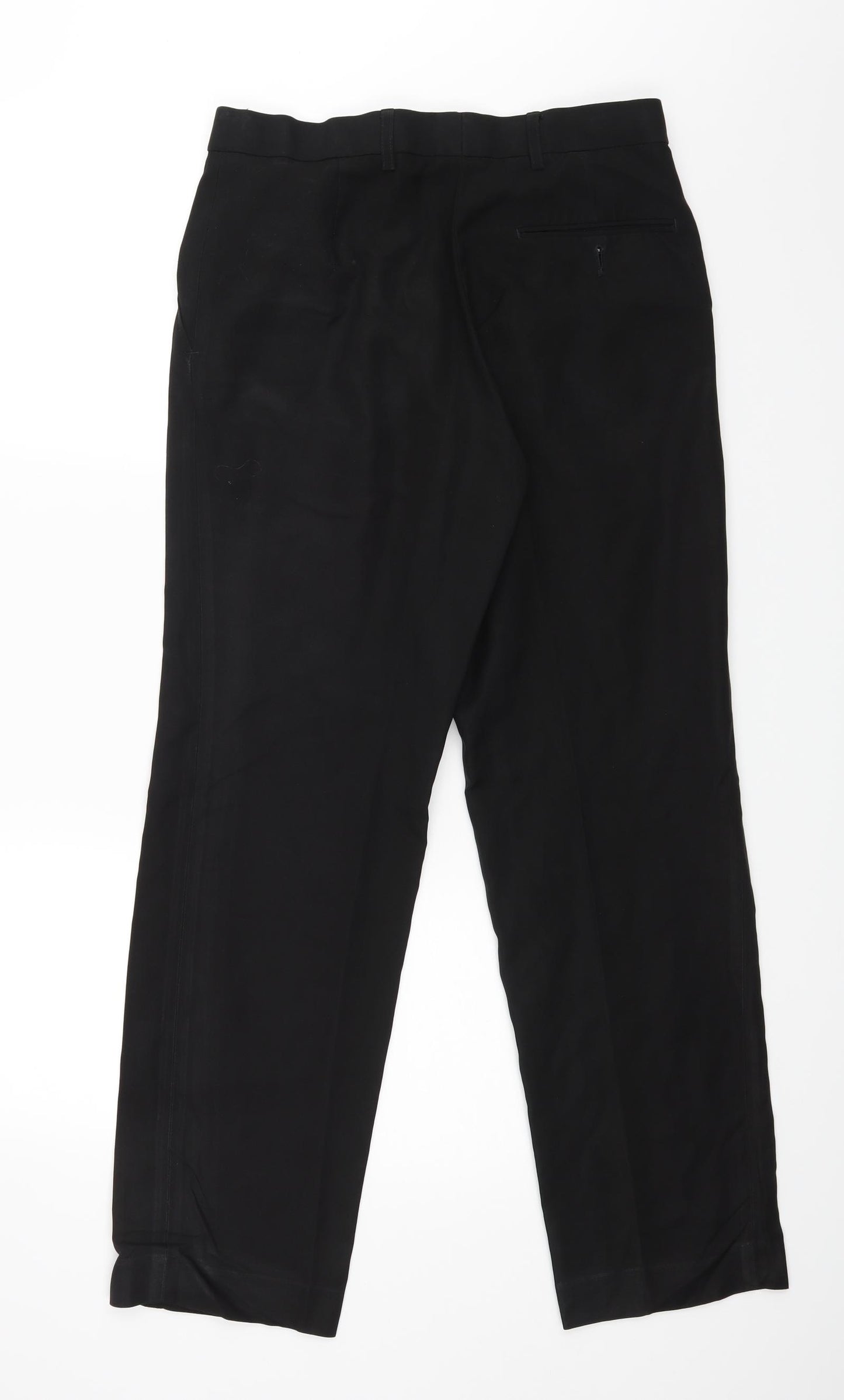 M&S Mens Black   Dress Pants Trousers Size 30 L31 in
