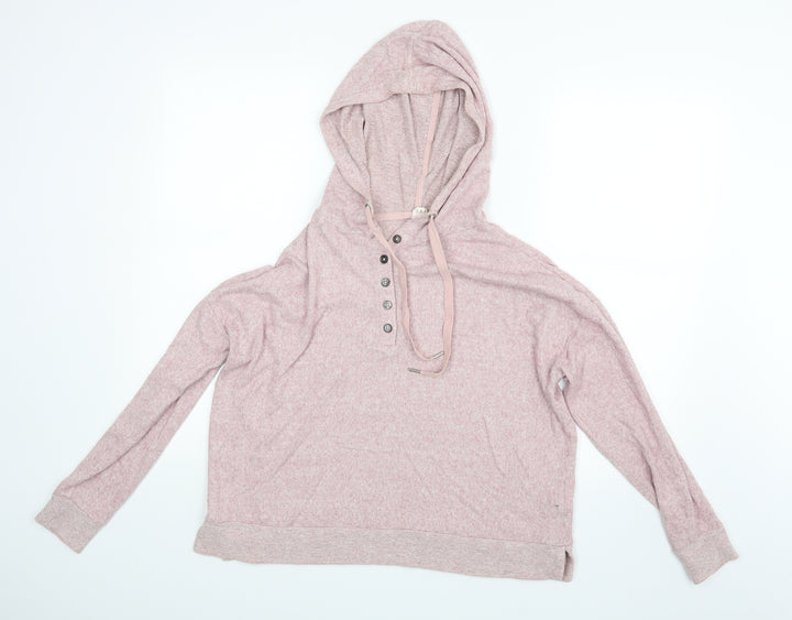John Lewis Womens Pink   Pullover Hoodie Size S