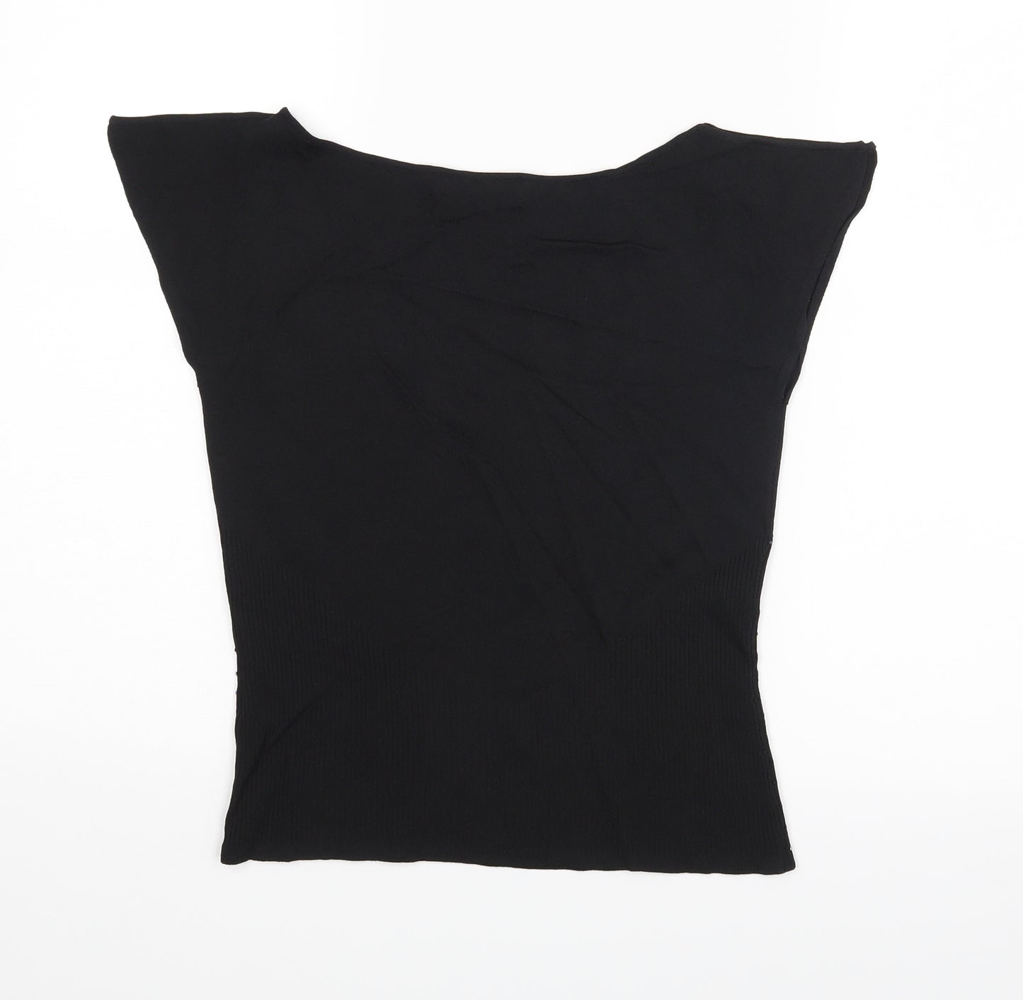 Tom Wolfe Womens Black   Basic Blouse Size L