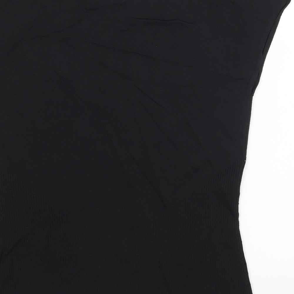 Tom Wolfe Womens Black   Basic Blouse Size L
