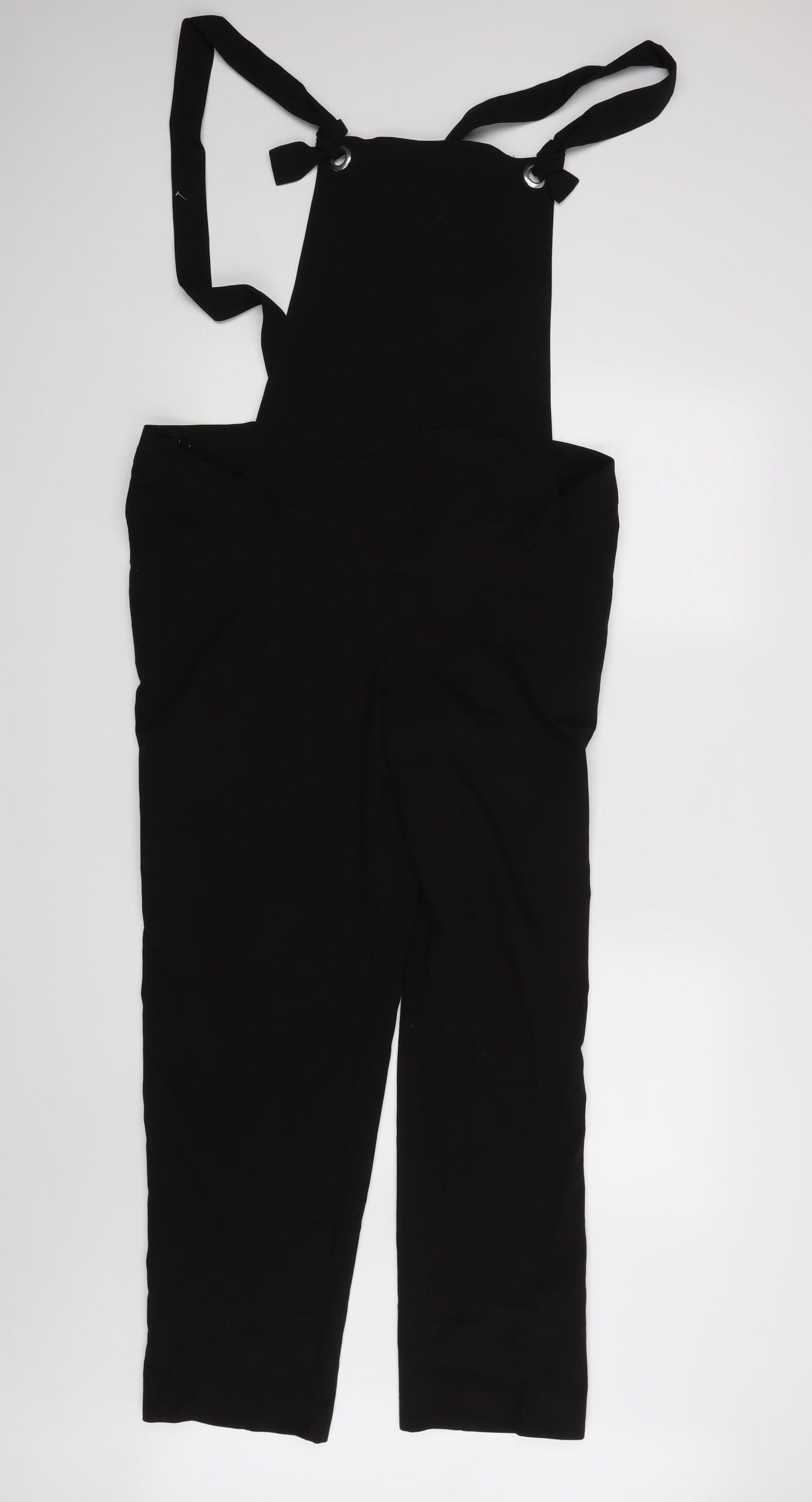 Essentials Womens Black   Dungarees Trousers Size 14 L29 in
