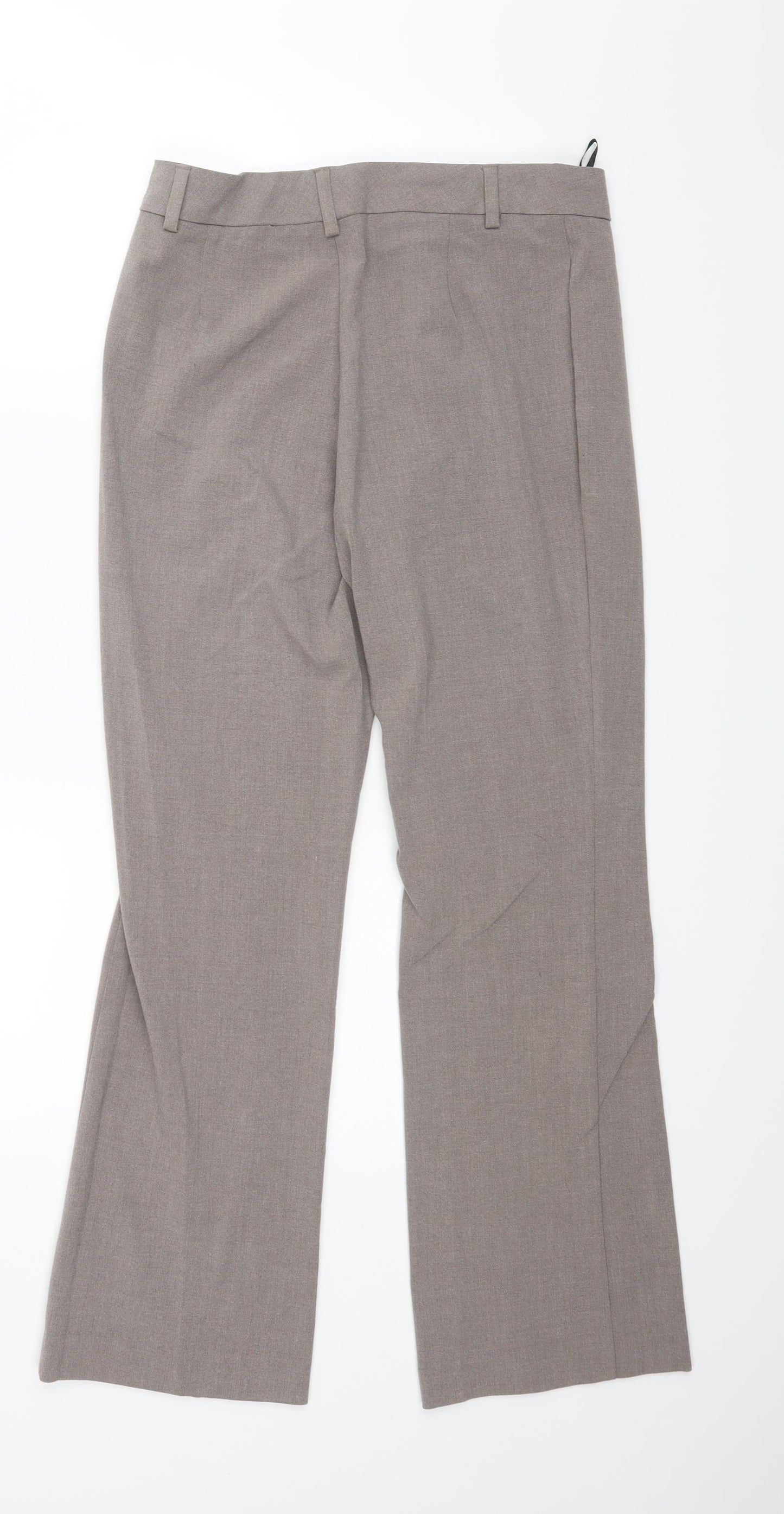m&s Womens Grey   Trousers  Size 8 L28 in