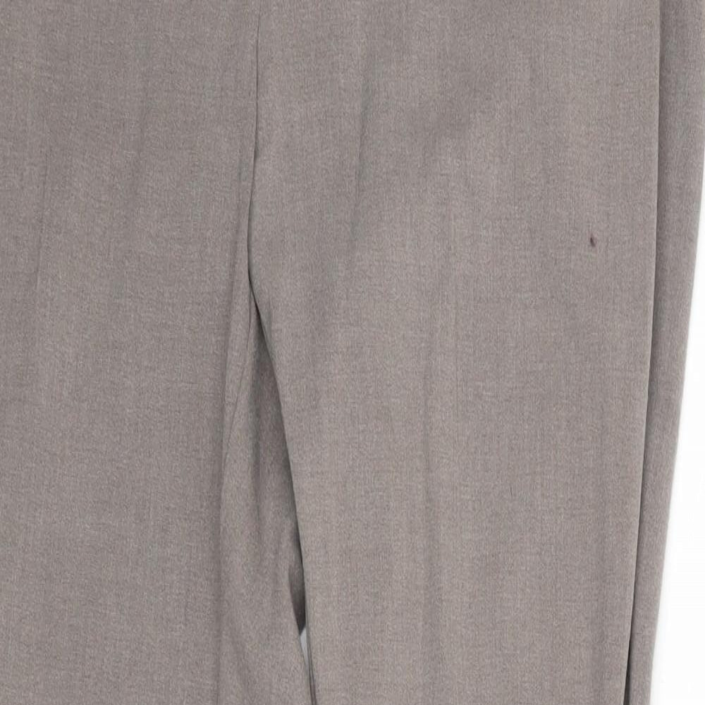 m&s Womens Grey   Trousers  Size 8 L28 in