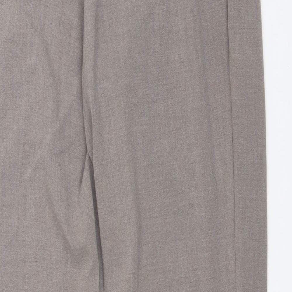 m&s Womens Grey   Trousers  Size 8 L28 in