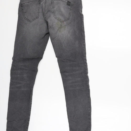 BIG STAR Womens Grey   Cargo Trousers Size 26 L28.5 in