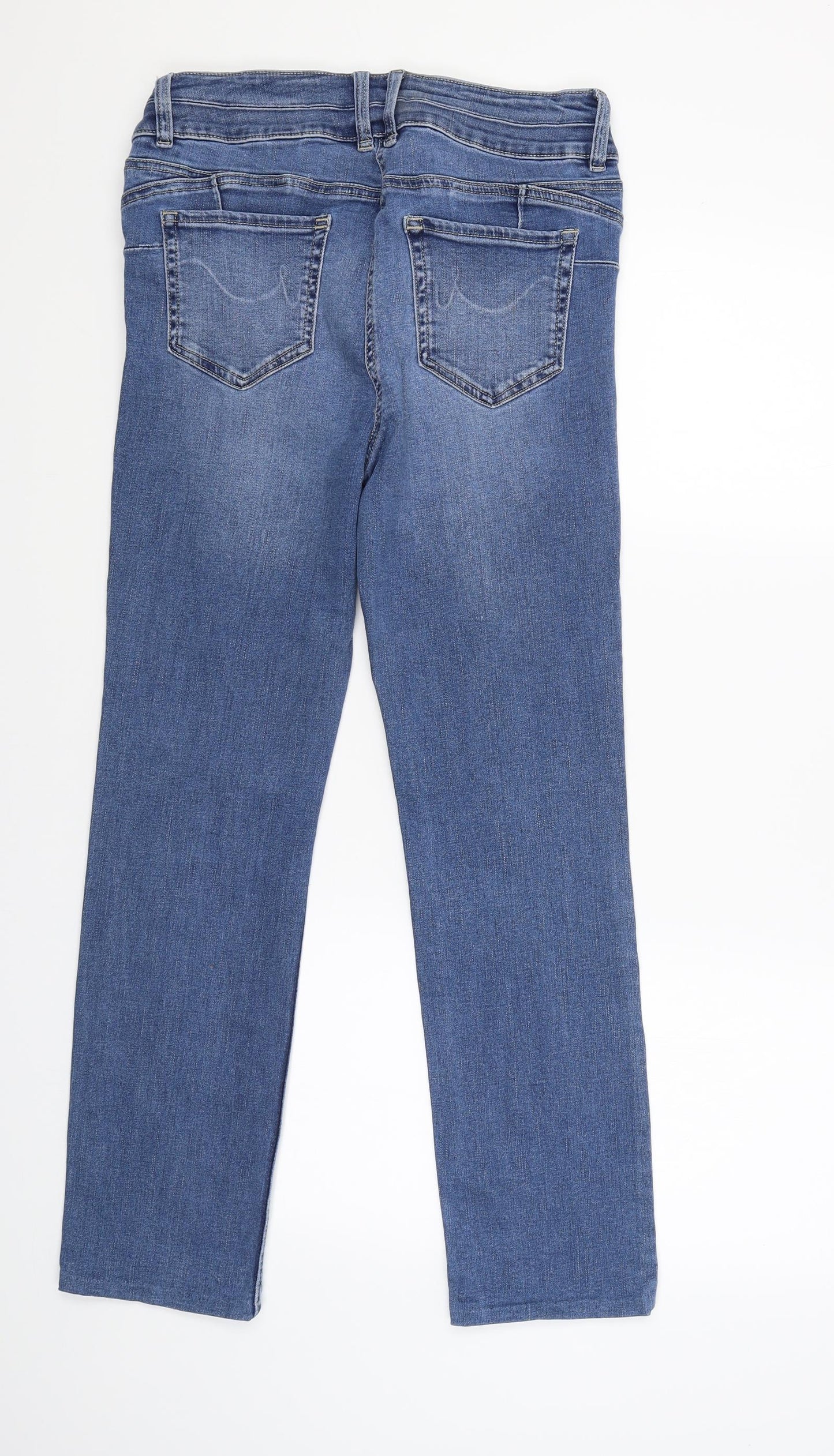 Enhancer Jeans Womens Blue   Straight Jeans Size 12 L26 in