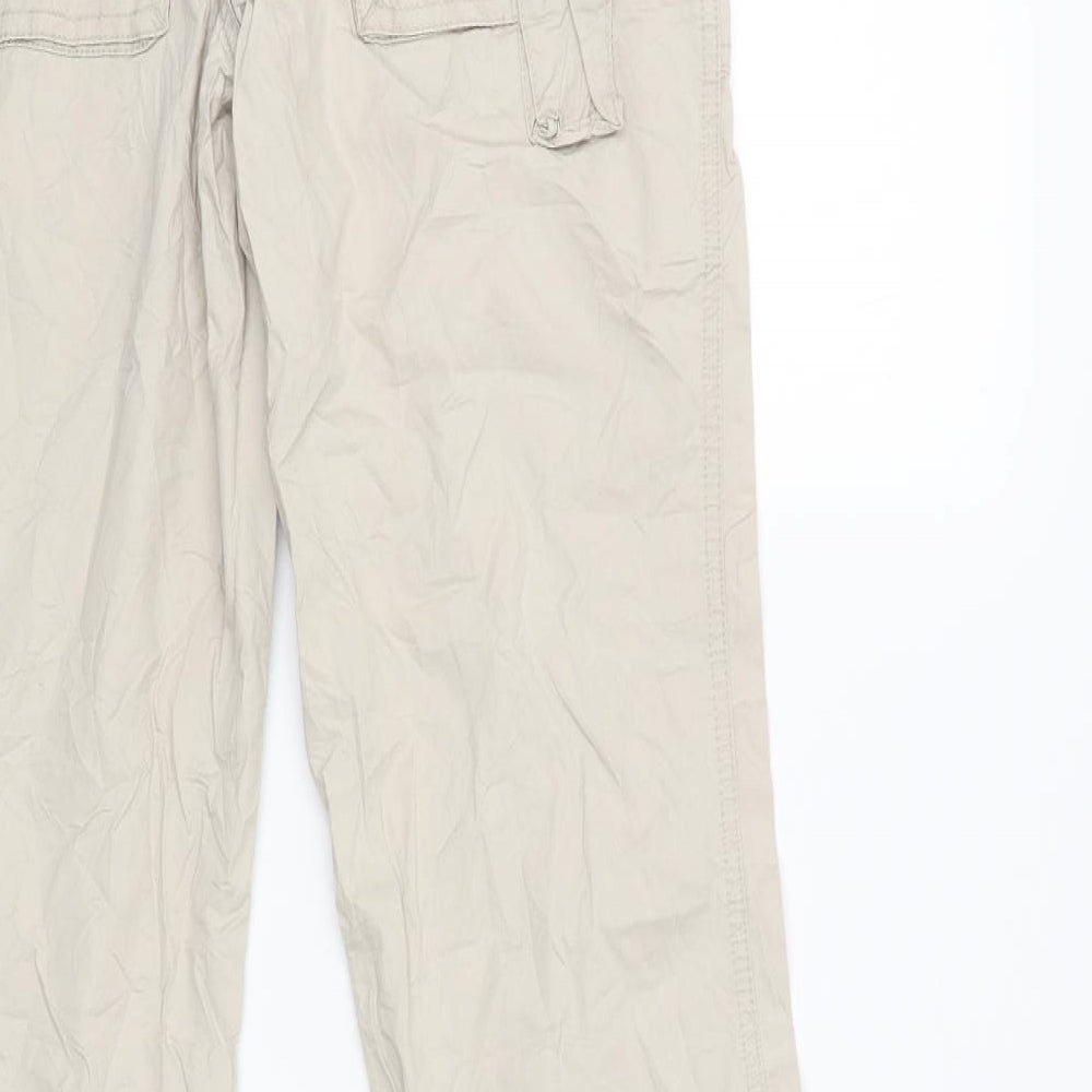 Esprit Womens Beige   Cargo Trousers Size 10 L28 in