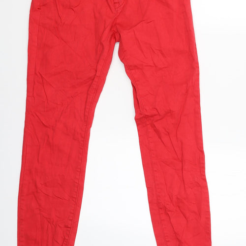 FB Sister Womens Red   Skinny Jeans Size M L29 in