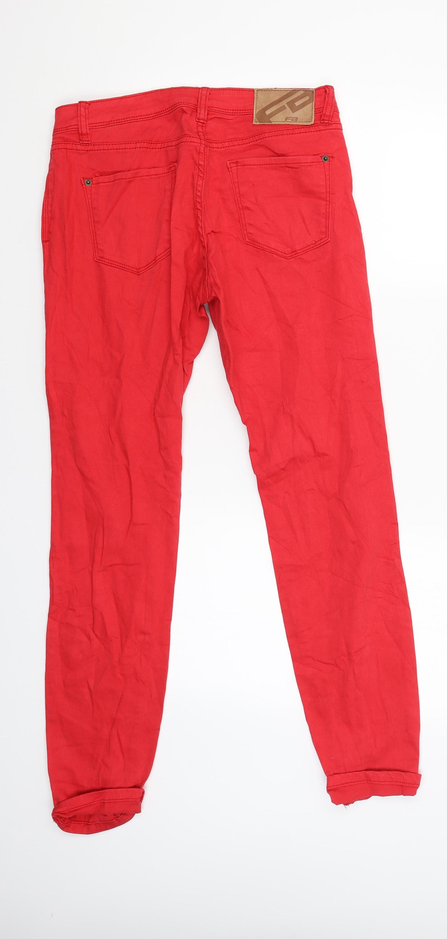 FB Sister Womens Red   Skinny Jeans Size M L29 in