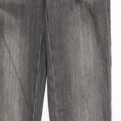 Bianca Womens Grey   Straight Jeans Size 36 L31 in