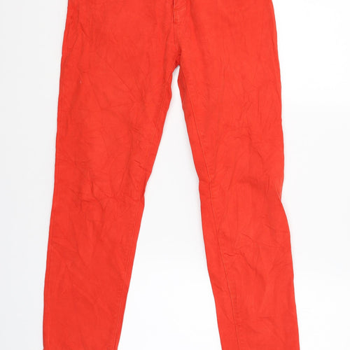 Top Secret Womens Red   Capri Trousers Size 36 L26 in