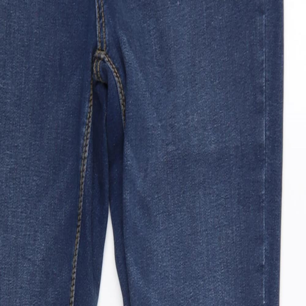 Denim & Co. Womens Blue   Straight Jeans Size 14 L30 in