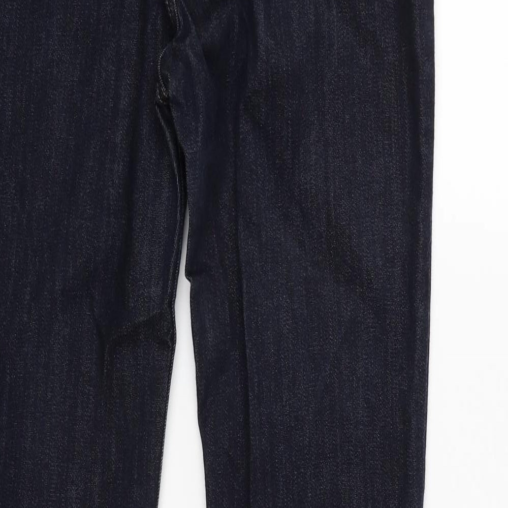 Enhancer Jeans Womens Blue   Straight Jeans Size 16 L28 in