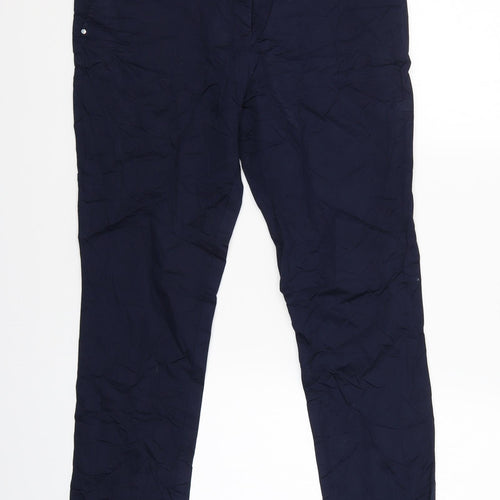Solar Womens Blue   Windbreaker Trousers Size 38 L25 in
